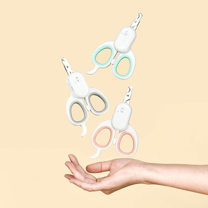 PAKEWAY Pet Nail Clipper with LED & -U-V Light, Cat Claw Trimmer with Ultra Bright LED Light for Nail Bloodline to Avoid Over Cutting, Sharp Angled Blade Grooming Tool for Dog Cat Rabbit Small Animals