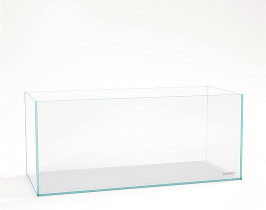 Landen 120P 72.2 Gallon Rimless Low Iron Aquarium Tank, W47.2 × D19.7 × H19.7 (120x50x50cm) 12mm Thickness with Black Nano Foam Leveling mat Included