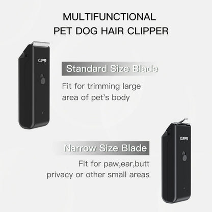 Dog Cat Home Hair Waterproof Clipper Portable Electric USB Rechargeable Pet Grooming Tools Low Noise Shaver Cordless Trimmer for Small and Large Pets