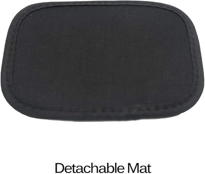 KAMEIOU Portable Small Animal Guinea Pig Carrier Cage with Mat Zipper Breathable Hole Window Hamsters Hedgehogs Guinea Pigs Small Pet Travel Carrier Cage Case Handbag for Animals Carrier（Grey）