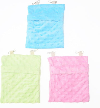 Sugar Glider Bonding Pouch Carrier Bag Sling Sleep Bag with Adjustable Strap for Travel Gliders Ferret Rat Hedgehog Hamster Small Pets (Green)