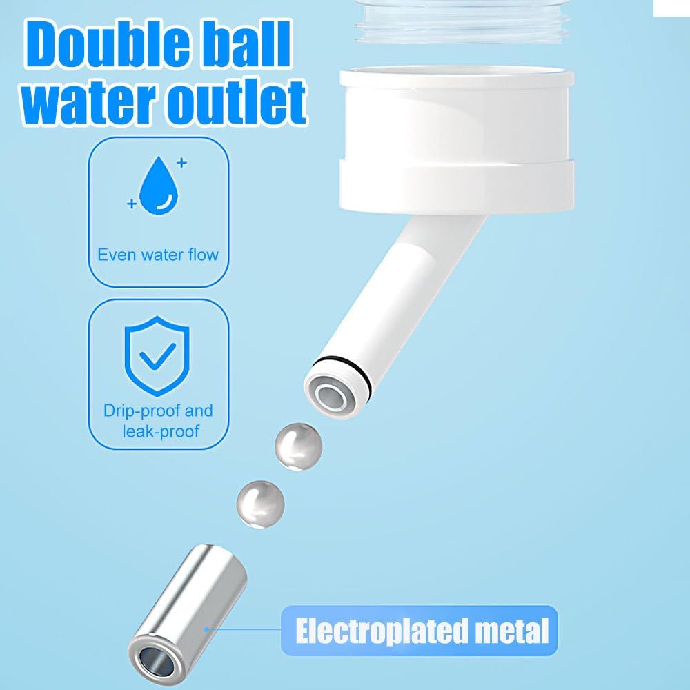 DONGKER Guinea Pig Water Bottle,120ml No Drip Small Animal Water Dispenser for Rabbit Hamster Rat Ferret Kitten Chinchilla Guinea Pigs Squirrel