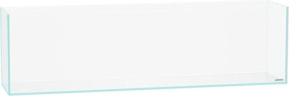 LANDEN 90L 10.8 Gal Rimless Low Iron Aquarium Long Fish Tank, Bookshelf Aquarium, W35.4×D7.87×H9.84 in(90x20x25cm) 6mm Thickness with Black Nano Foam Leveling mat Included