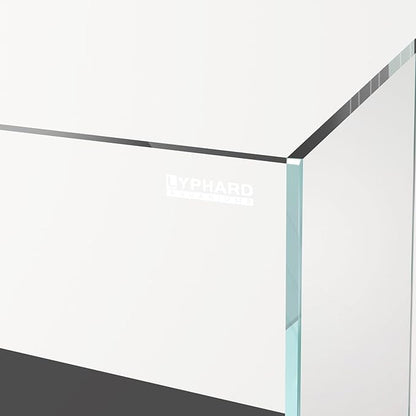 LYPHARD AQUARIUMS Rimless Aquarium 14.5 Gallon Tall Tank, Ultra Clear Low Iron Fish Tank for Betta Goldfish, L13.8×W13.8×H17.7 Glass Thickness 6mm with EVA Foam Leveling Mat