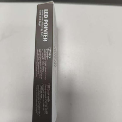 Cat Toy Pointer, 2 Pieces, USB Rechargeable with 7 Adjustable Patterns, Interactive Chase Toys for Indoor Cats & Dogs, Training & Exercise Fun (Black)