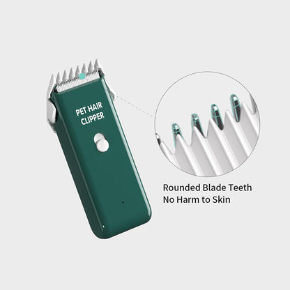 Dog Cat Home Hair Waterproof Clipper Portable Electric USB Rechargeable Pet Grooming Tools Low Noise Shaver Cordless Trimmer for Small and Large Pets