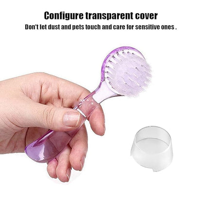 2 Pack Hamster Brush, Guinea Pig Massage Combs, Hedgehog Cleaning Supplies - Purple