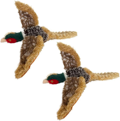 Pheasant Dog Toy Squeaky Pet Toys,Pheasant Interactive Chew Toys Stuffed Teething Toys for Large Medium Small Dog,Pheasant Dogs Toys Squeaky Toy to Keep Them Busy (R-2pheasant)