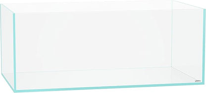 LANEDN 90S 39 Gallon Shallow Tank Rimless Low Iron Tank 35.4" L × 19.7" W × 14.2" H (90cm x 50cm x 36cm); 10mm Thickness Aquascape Fish Tank, Black Leveling Mat Included