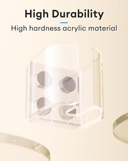 BUCATSTATE Hamster Water Bottles Holder with Magnetic, Drop-Resistant Water Bottle Stand with Adjustable Height, Fits Bottles up to Dia 2 inches, for Hamsters Small Pets (Only Water Bottle Holder)