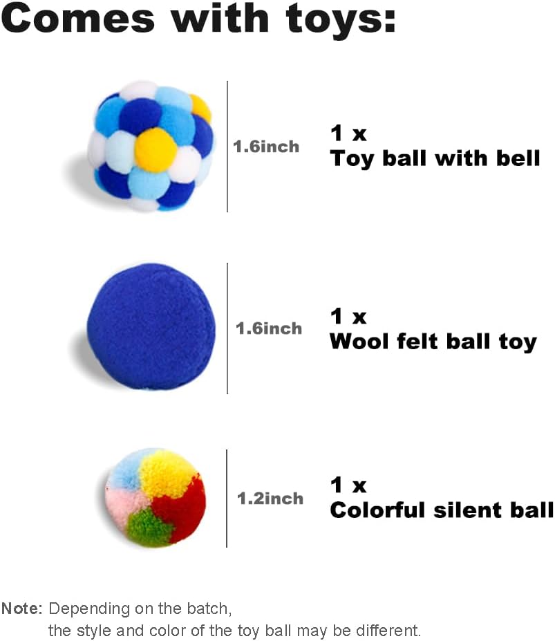 Large Cat Tunnel Bed for Indoor Cats with 3 Toys, Scratch Resistant Donut Cat Bed, Up to 30 Lbs (L 24x24x11, Green)