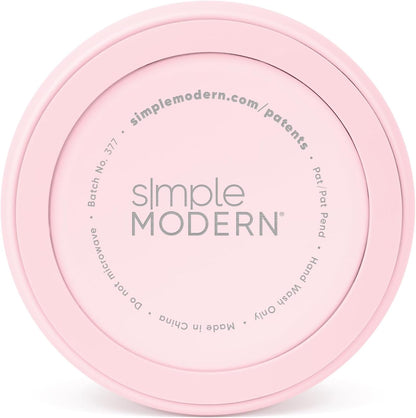 Simple Modern Stainless Steel Pet Water Bowl for Dogs & Cats | Reusable Insulated Stainless Steel Food Bowls for Dog Cat | No Tip No Slip BPA Free | Bentley Collection | Large (64oz) | Blush