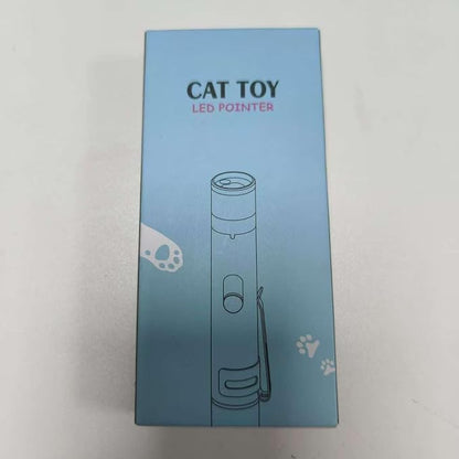 Cat Toy Pointer, 2 Pieces, USB Rechargeable with 7 Adjustable Patterns, Interactive Chase Toys for Indoor Cats & Dogs, Training & Exercise Fun (Black)