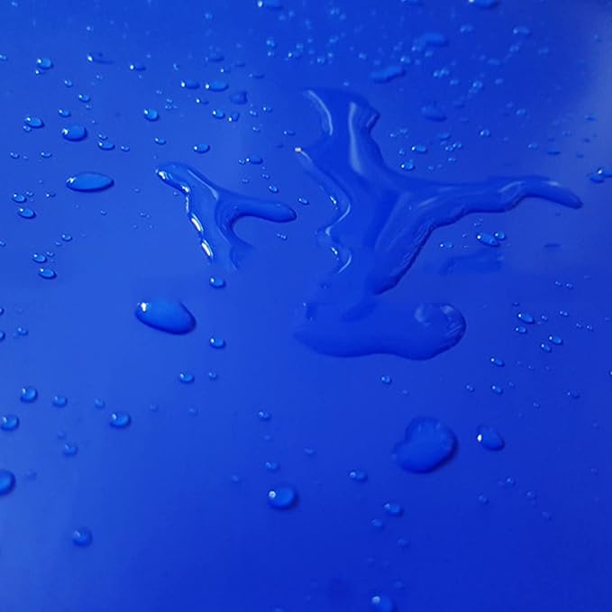 ELEBOX Aquarium Background Blue Black Fish Tank Background Picture 2 Sides Fish Backdrop for Aquarium Wallpaper 12"x 32"