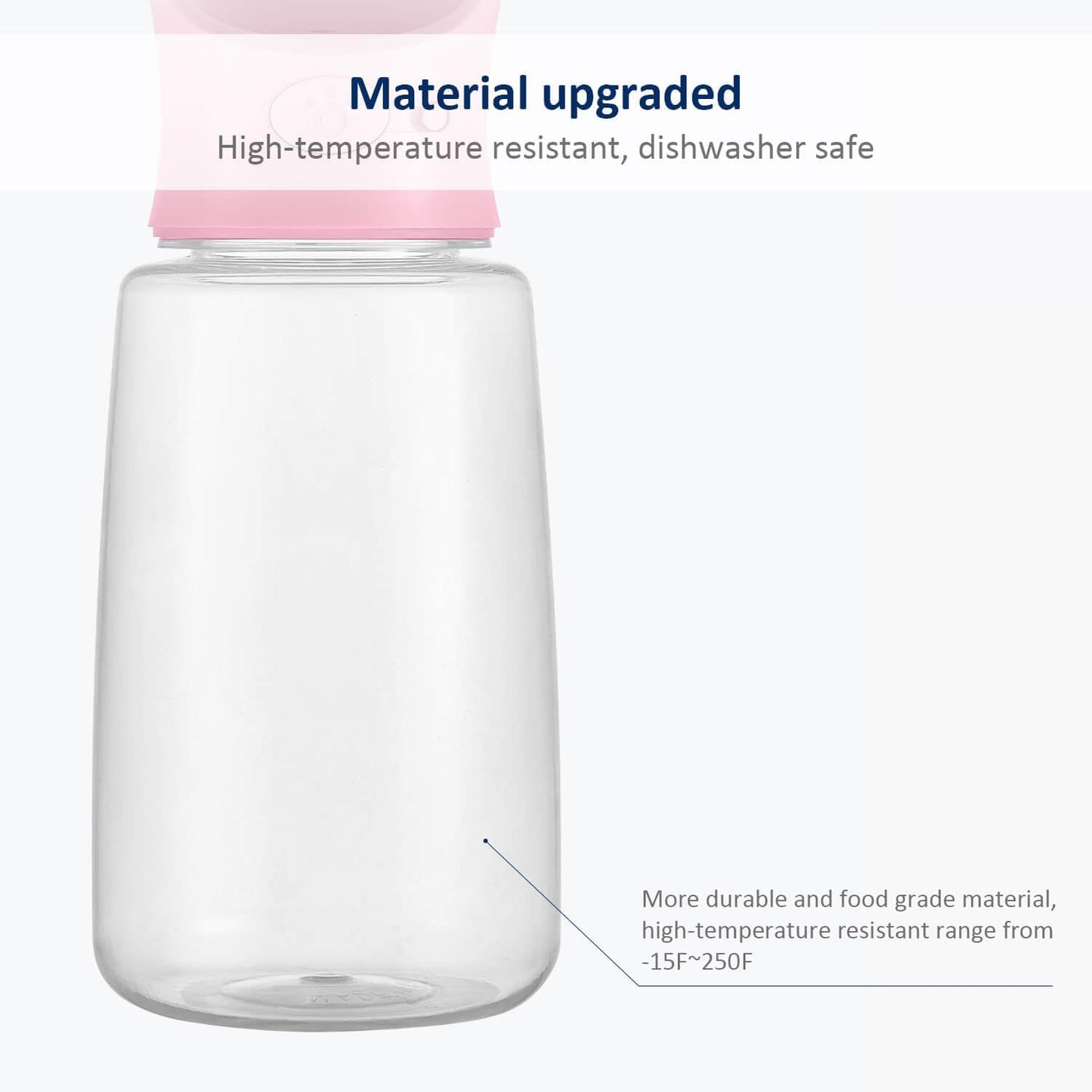 WePet Portable Dog Water Bottle, 25 OZ, Leak Proof Puppy Water Dispenser with Drinking Feeder for Pets Outdoor Walking, Hiking, Travel, Food Grade Plastic