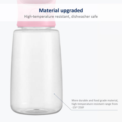 WePet Portable Dog Water Bottle, 25 OZ, Leak Proof Puppy Water Dispenser with Drinking Feeder for Pets Outdoor Walking, Hiking, Travel, Food Grade Plastic