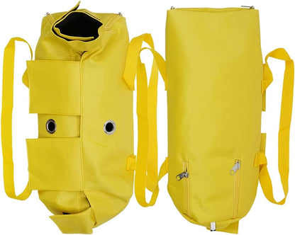 Cat’s Restraint Bag for Claw Care Nail Trimming Anti-Scratching Grooming Bag for Cats Medical Examination(Yellow-m)