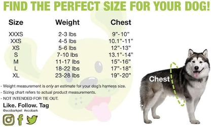 EcoBark Step in Dog Harness Vest - Reflective Soft Ultra Padded Mesh Dog Harnesses for XXS, XS, Small, and Medium Dogs Eco-Friendly Comfort Secure Halter No Pull Adjustable Pet Vest (Small, Purple)