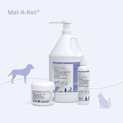 Mal-A-Ket Wipes for Dogs and Cats, 2.25" Round, 50 Count jar