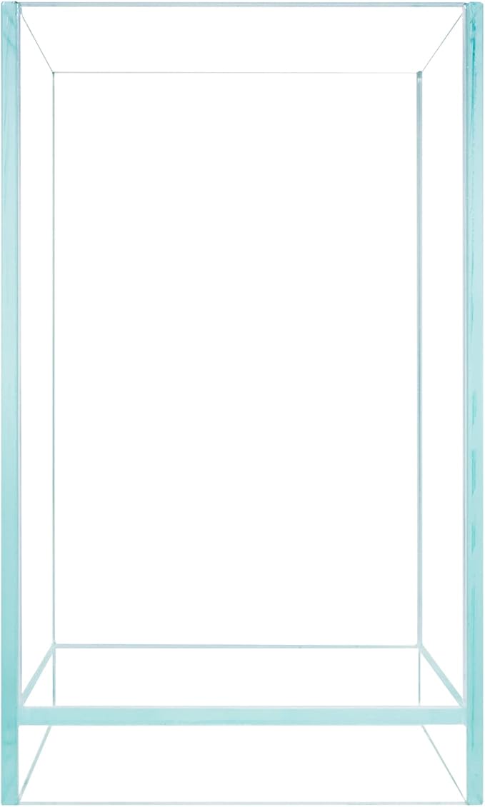 Nano Tall Rimless Aquarium Low Iron Frameless Fish Tank, Extra Clear with Floating Air Style, for Aquariums or Terrariums