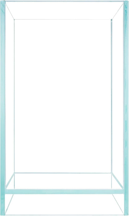 Nano Tall Rimless Aquarium Low Iron Frameless Fish Tank, Extra Clear with Floating Air Style, for Aquariums or Terrariums