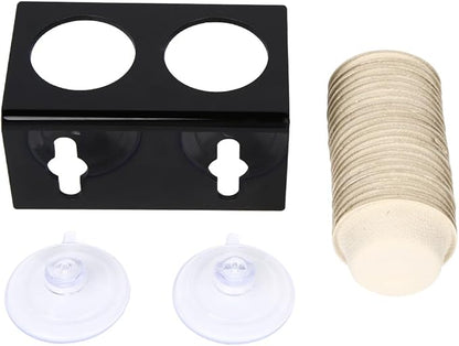 Paper Feeding Cups Samll 0.5 oz Gecko Food and Water Feeding Dish Ledge Accessories Bowls for Crested Gecko Lizards Reptiles Pets (Ledge+20cups)