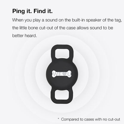 Cat Collar Holder for Airtag, Cat & Small Dog Harness Case for Air Tag