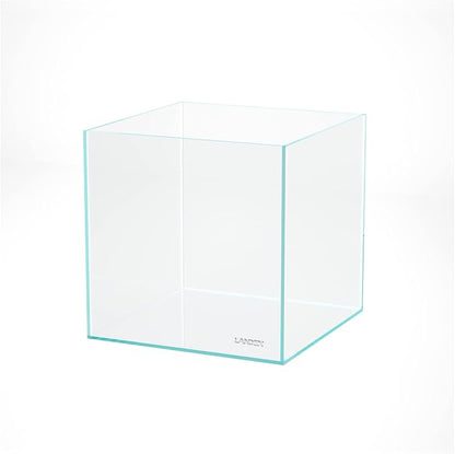 Landen 30C 6.6 Gallon Rimless Low Iron Aquarium Tank, W11.8×D11.8×H11.8 in(30x30x30cm) 5mm Thickness with Nano Foam Leveling Mat Included