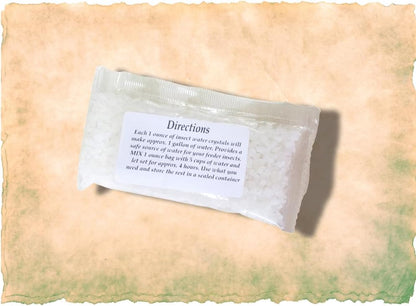 Cricket & Dubia Roach Feed Kit – 2 lb Premium Insect Food with Water Gel Crystals – Gut-Loading Diet for Feeder Crickets, Dubia Roaches, Reptiles, Amphibians, Lizards – GT Country Living