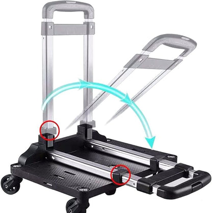 Mr. Peanut's Spinner Wheelbase Luggage Cart, Adding Rolling Functionality to Bags & Pet Carriers