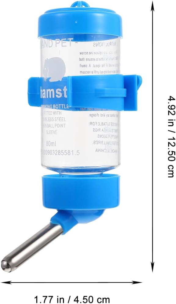 6 Pcs Pet Water Fountain Hanging Hamster Bottle Convenient Hamster Water Bottle Chinchilla - Chinchilla Supply Convenient