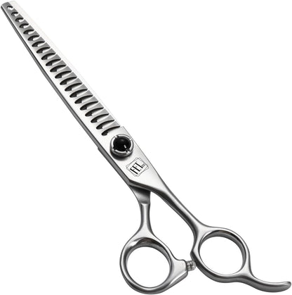 Dog Grooming Scissors: 7 inch Pet Chunker Shears Made Of Japanese 9CR Advanced Stainless Steel Professional Grooming Scissors for Dogs Cats and Other Pets