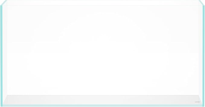 LANDEN 120P 105 Gallon Rimless Low Iron Aquarium Tank, W47.2×D23.6×H23.6 in(120x60x60cm) 12mm Thickness with Black Nano Foam Leveling mat Included