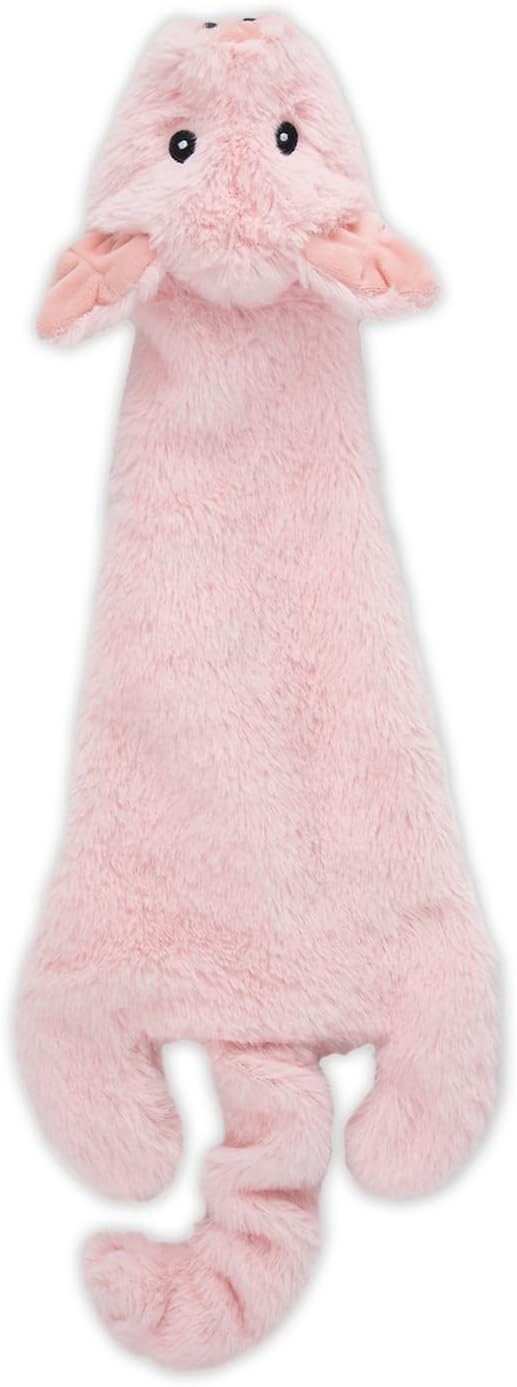 Best Pet Supplies Squeaky Dog Toys with Soft Durable Fabric for Small, Medium and Large Pets Interactive Toy for Indoor Play, Supports Active Biting and Play - Pig, Large