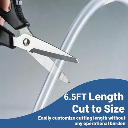 3/16" Aquariums Airline Tubing Standard Aquarium Tubing for Fish Tank Flexible Air Hose Pure Hose Aquarium Garden Terrarium Pond