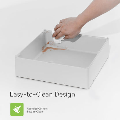 Reptile Glass Terrarium 18"x18"x24" 32 Gallon Knock-Down Dual-Locking Security Mesh Ventilation Durable Aluminum Frame Modern Design