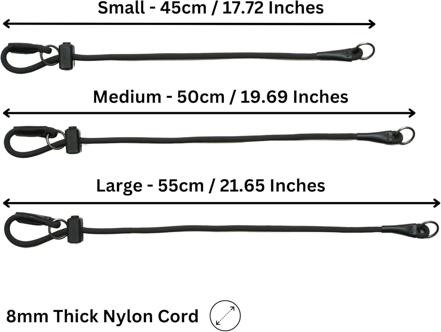 Fenrir Slip Collar with Spring Loaded Limiter Black (Large)