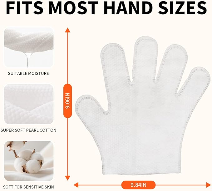 Pet Glove Wipes for Dogs and Cats, Cleaning & Deodorizing Grooming Gloves for Daily Care and Traveling, Dog Wipes Washing Gloves Rinse Free, 18 PCS