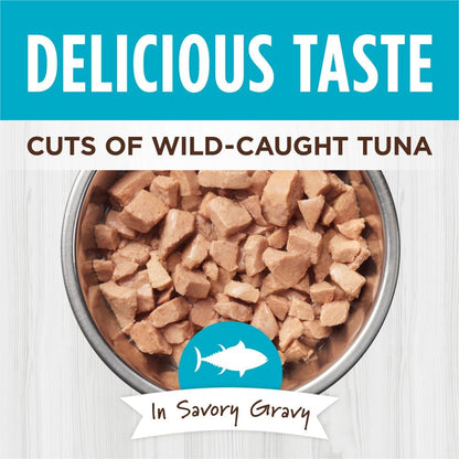 Instinct Healthy Cravings Grain Free Real Tuna Recipe Natural Wet Cat Food Topper by Nature's Variety, 3 oz. Pouches (Case of 24)