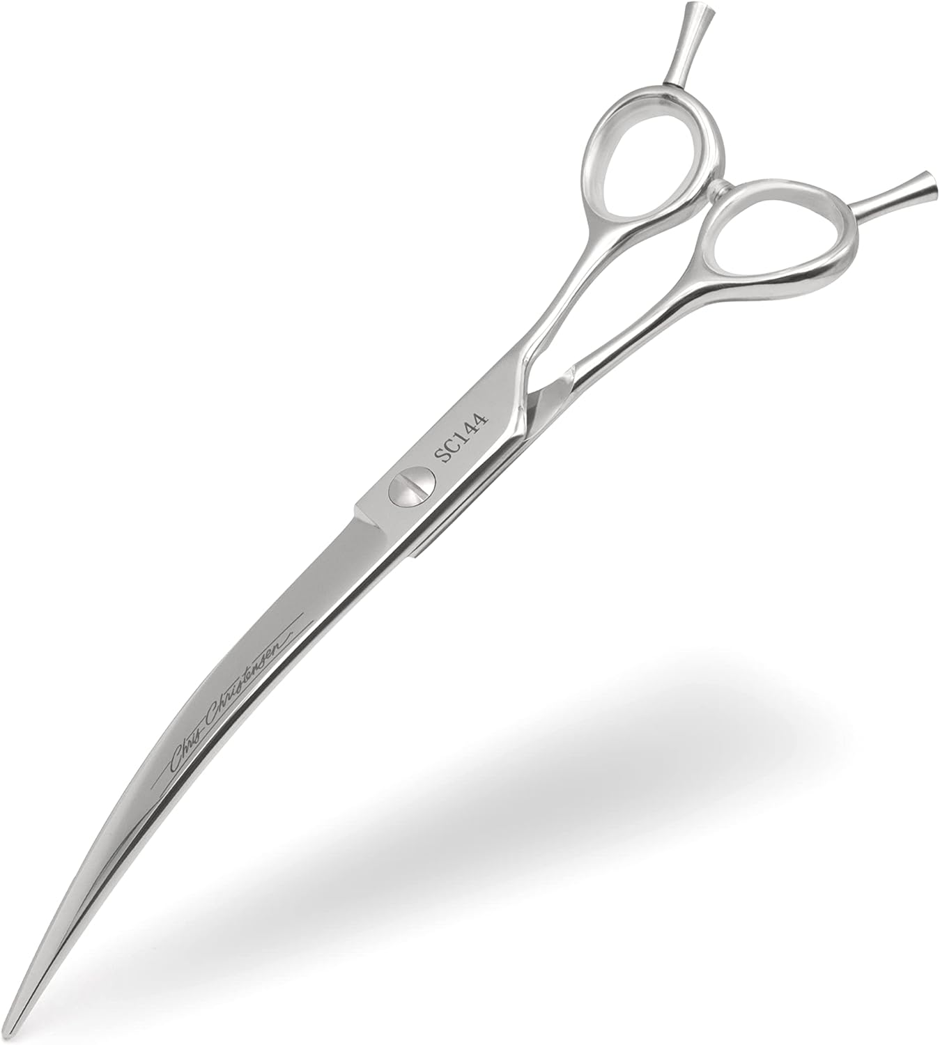 Chris Christensen Classic Series 7.5 in. Curved Dog Grooming Shears, Groom Like a Professional, Convex blade, Any Skill Level, Made From 440C Japanese Steel
