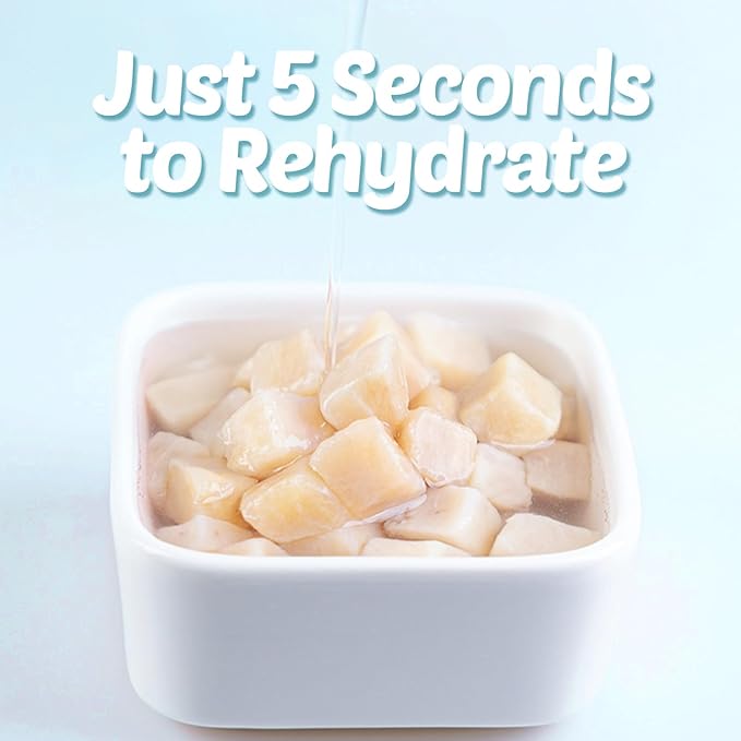 Turtle Food - 4 in 1 Natural Freeze-Dried Chicken, Duck, Salmon, Cod – Real Meat Snacks for Aquatic & Box Types, Cats & Dogs – Human-Grade Quality