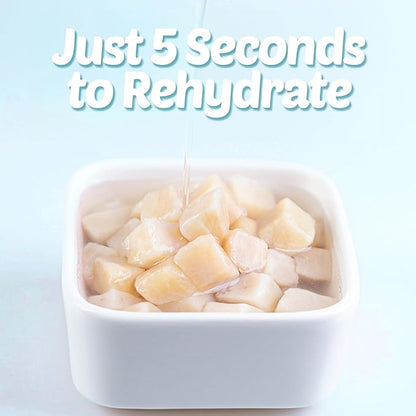 Turtle Food - 4 in 1 Natural Freeze-Dried Chicken, Duck, Salmon, Cod – Real Meat Snacks for Aquatic & Box Types, Cats & Dogs – Human-Grade Quality