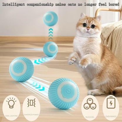 Kitty Curlz Interactive Cat Toy, Brown Accordion Kitty Curls Scratching Board with Paw Design, Bell Ball, Magnetic Collapsible Tunnel for Cats