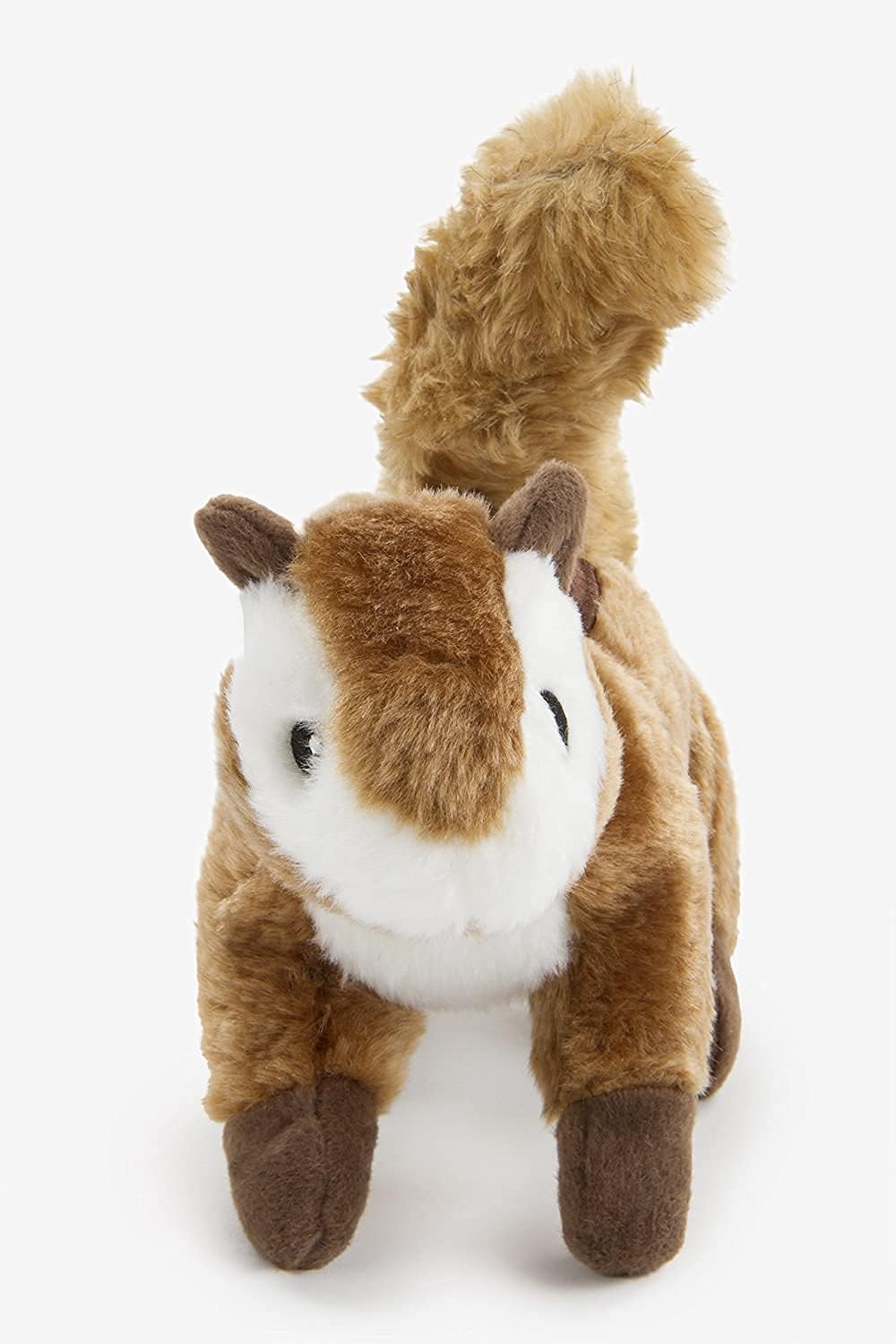 goDog Wildlife Chipmunk Squeaky Plush Dog Toy, Chew Guard Technology - Brown, Large