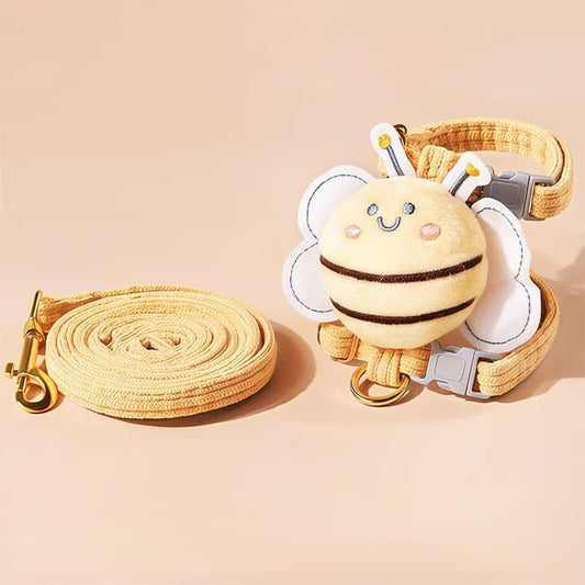 Cat Harness and Leash Set, Cat Harness Escape Proof, Rabbit Harness and Leash Set, Costumes for Cats and Bunny(A, Middle)