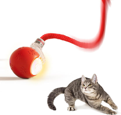 Interactive Cat Toys for Bored Indoor Cats - Motion Activated, RGB Lighting, 2 Speed Settings & 3 Modes - for Cats & Kittens!