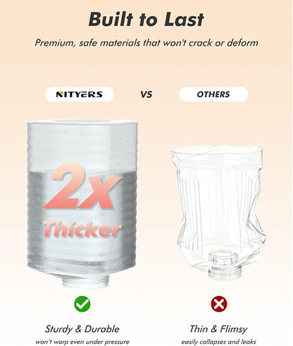 Automatic Dog Water Bowl Dispenser, 8L Gravity Cat Water Dispenser with Patented Valve, Elevated Stainless Steel Bowl, BPA-Free, Easy to Clean Pet Water Dispenser with Filter, Pet Waterer for Puppy