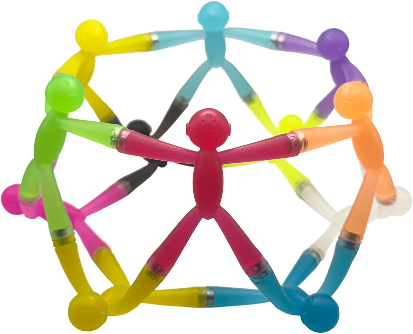 MAGMEN Strong X3 Magnets Enhanced Grip Fidget Toys 10-Pack | ADHD Autism Anxiety Relief | Sensory Desk Toys Kids & Adults | Travel Office Stress Relief | Ages 3+ Child Safety Certified. Opaque Colors