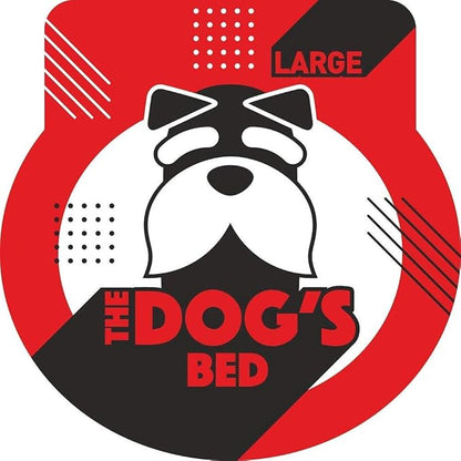 The Dog’s Bed, Large Grey Plush Memory Foam, Pain Relief: Arthritis, Hip & Elbow Dysplasia, Post Surgery, Lameness, Supportive, Calming, Waterproof Washable Cover