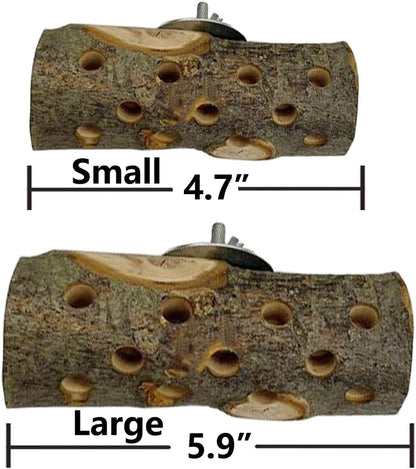 Apple Wood, Small Animals Cage Accessories, Molar Wood Chew Treats Toys for Rabbits, Hamster, Guinea Pig, Chinchillas, Gerbils, Mice, Rats, Mouse, Bunny